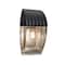 Besa Lighting Costaluz, Aqua Series Wall Sconce, Black/Clear Bubble, 1x8W LED Filament AQUACP-CL-EDIL-BK - alternate 1